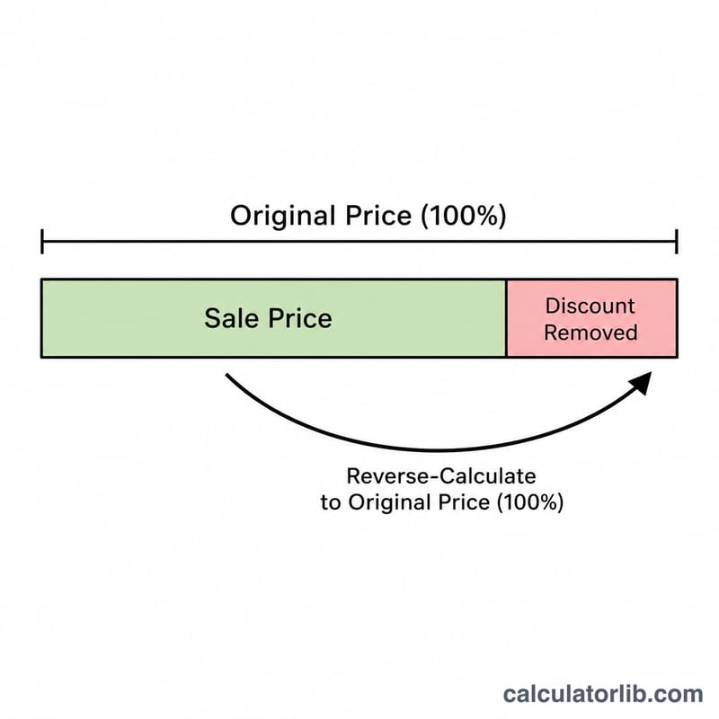 Diagrama de barras que muestra el precio de oferta como una fracción del precio original completo, sin la parte del descuento