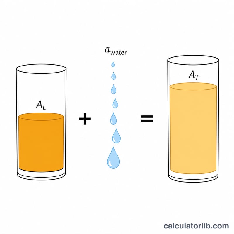 Deux verres montrant un whisky fort avec de l'eau ajoutée, donnant un mizuwari plus grand et plus léger