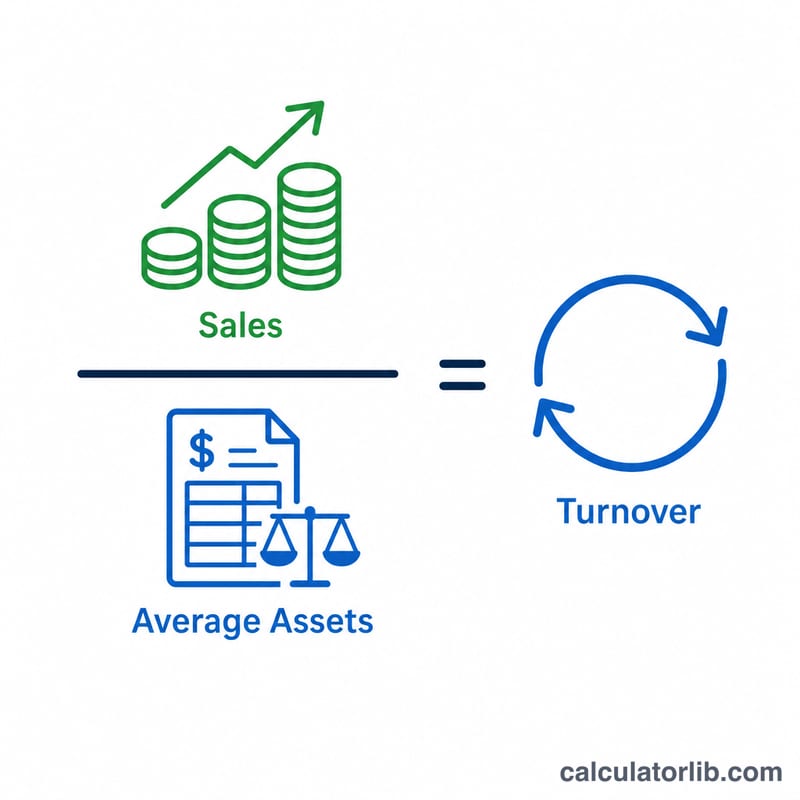 Receivables turnover formula shown as net credit sales divided by average accounts receivable