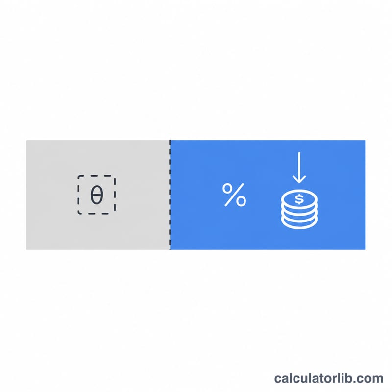 Diagram showing income split into a portion below the repayment threshold and a portion above, with only the portion above multiplied by the repayment rate.