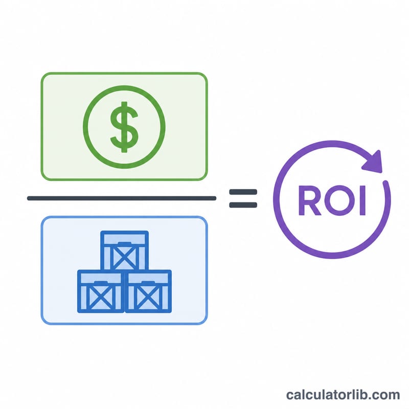 Diagram of GMROI as gross margin dollars divided by average inventory cost