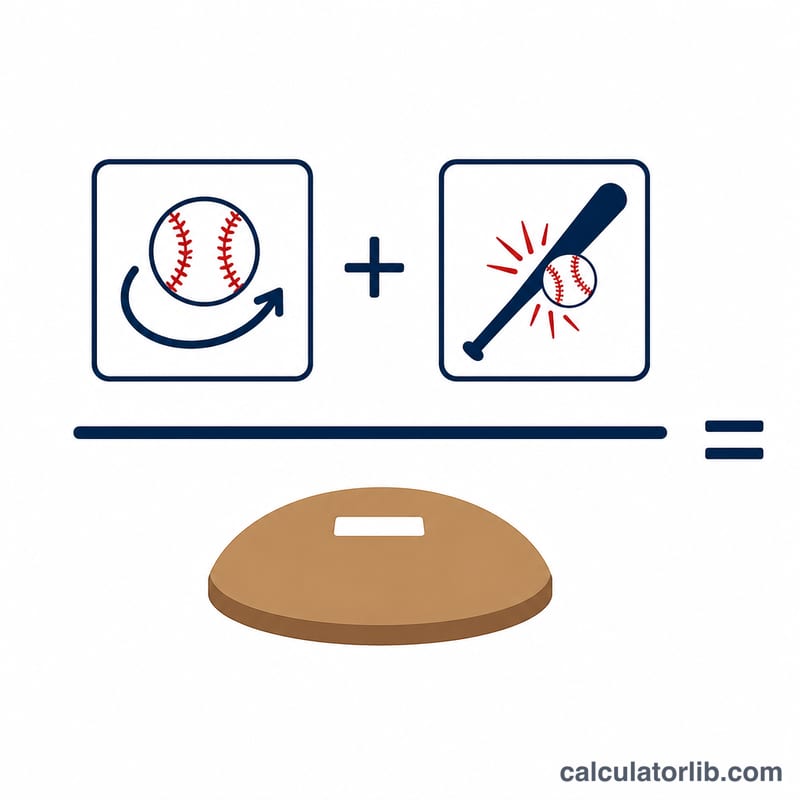 Diagram showing walks plus hits divided by innings pitched