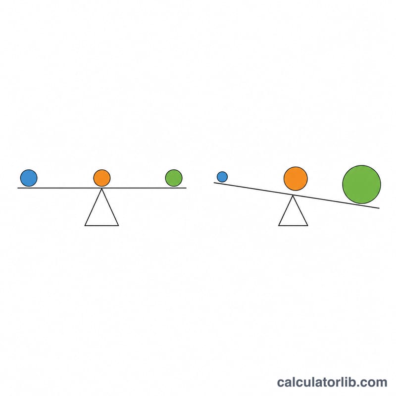 Comparison of simple average versus weighted average using balanced versus differently sized blocks on a balance beam
