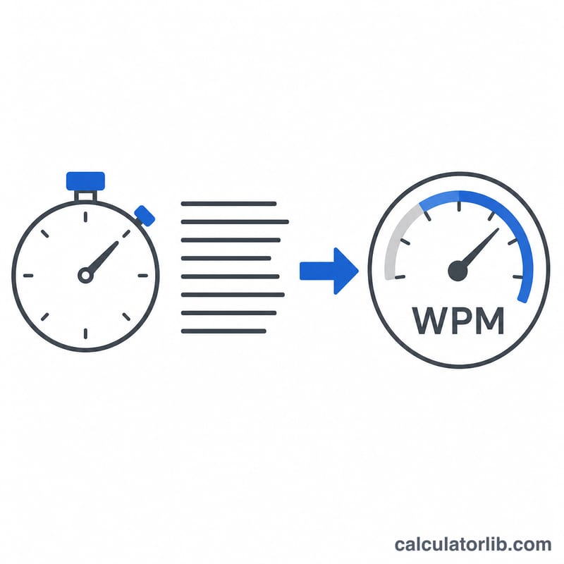 Đồng hồ bấm giờ và các từ đưa vào đồng hồ đo tốc độ WPM