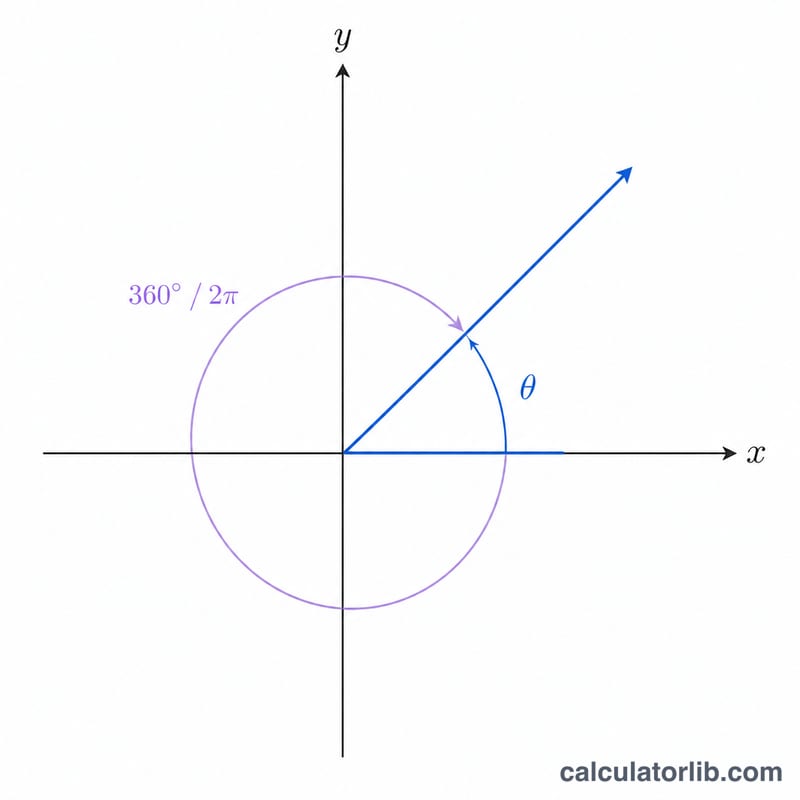 Two angles sharing the same terminal side in standard position on a coordinate plane