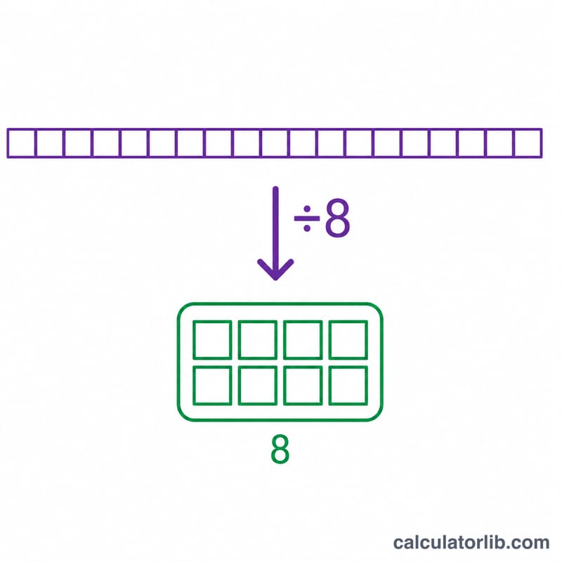 Eight bits grouped into one byte