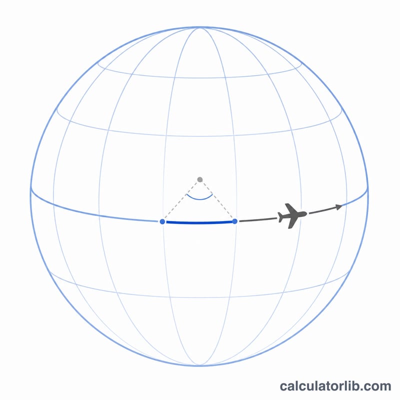 Diagram showing one knot equals one nautical mile per hour relative to Earth latitude lines