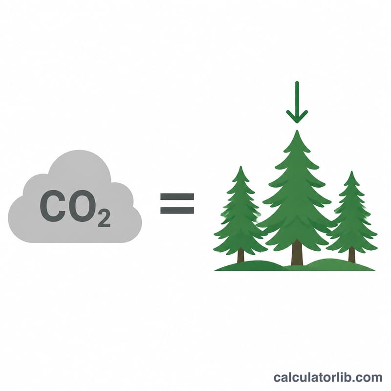 水道水の月間CO2排出量と杉の木が吸収するCO2量を比較した図