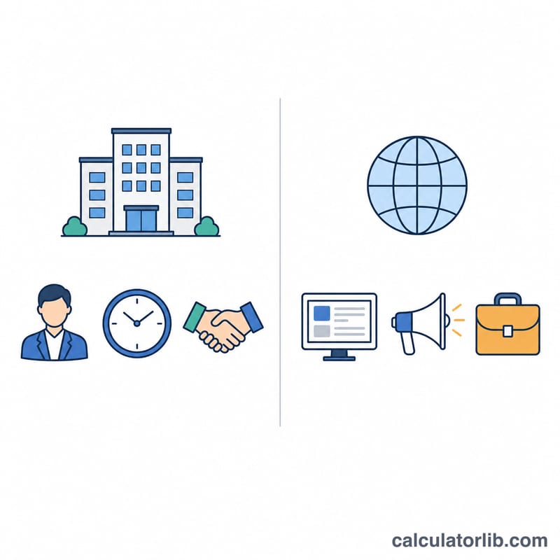 Illustration plate décomposant les catégories de coûts de recrutement internes et externes