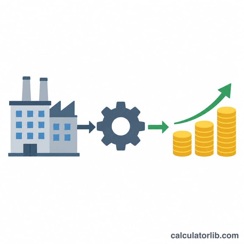 Assets being converted into profit through company operations