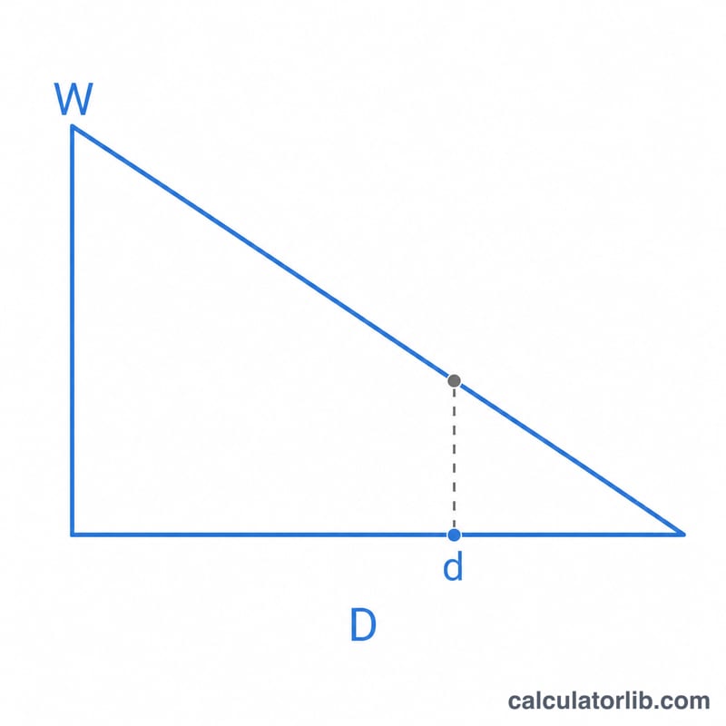 Diagram showing the ideal remaining work formula as a sloped line