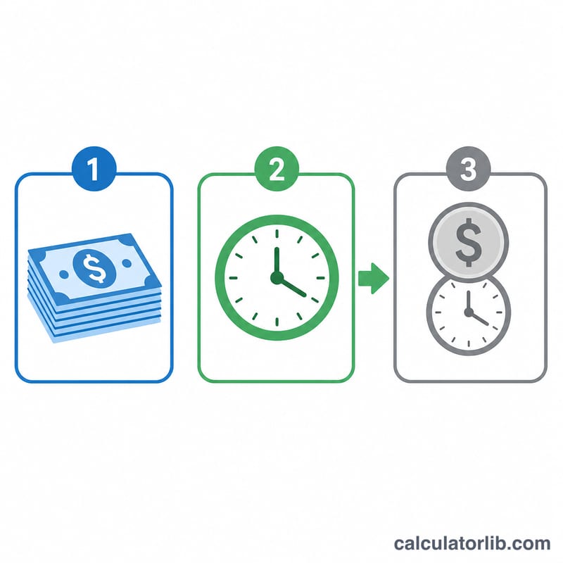Step-by-step example dividing total pay by hours to get an hourly rate