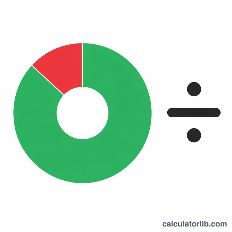 Donut chart showing bounce rate as a small red slice versus delivered green slice