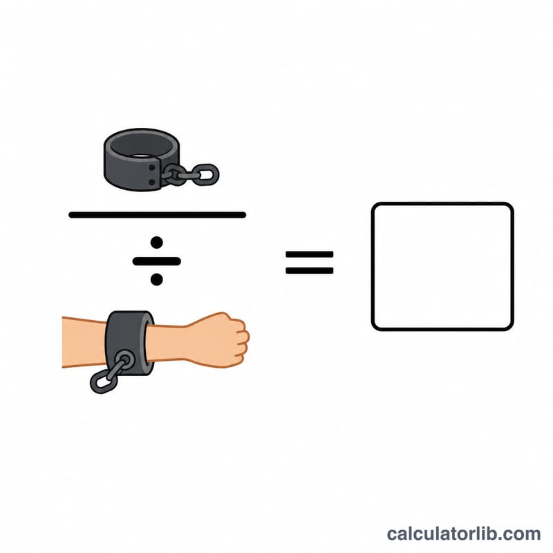 Fraction diagram showing ankle pressure divided by highest arm pressure