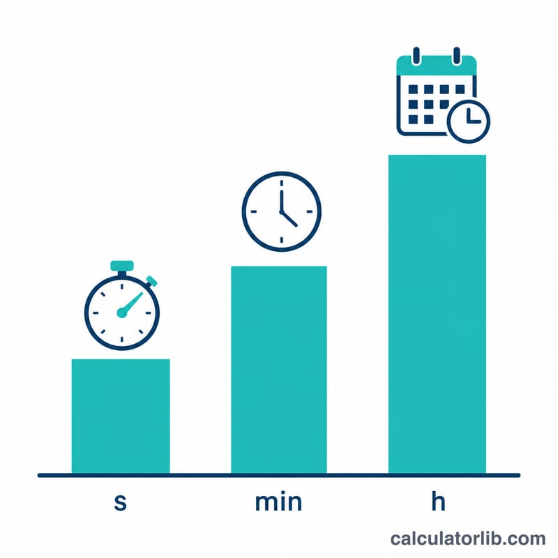 Bar comparison of clicks per second, per minute, and per hour