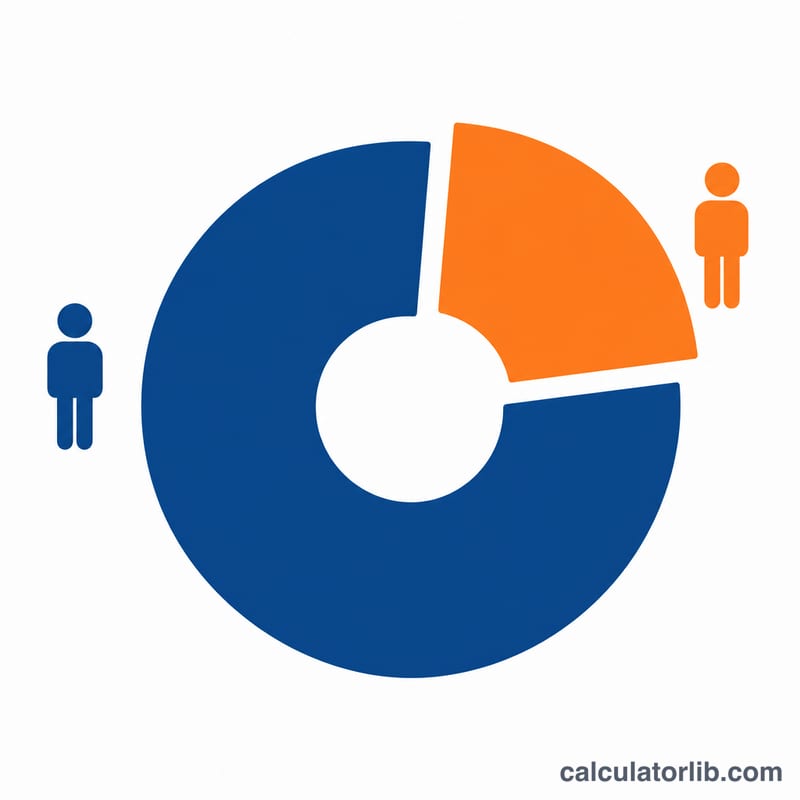 Gráfico circular que destaca la proporción de empleados que se fueron frente a los que se quedaron