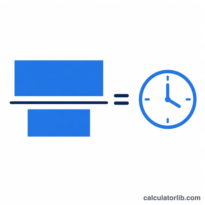 Fraction of initial investment divided by annual cash inflow equals time