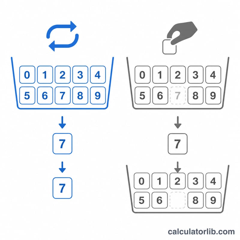 Comparison of allowing repeated digits versus unique digits