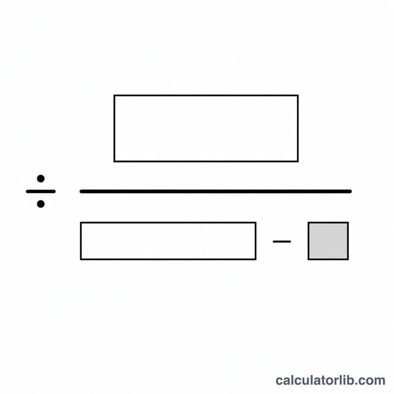 非課税利回りを1−税率で割る数式の図