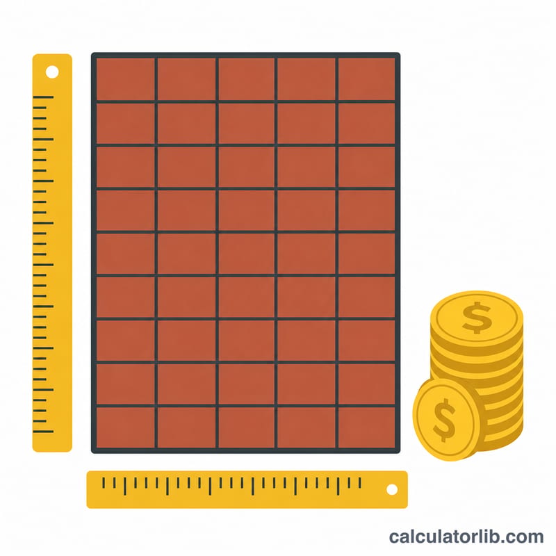 Grille de la surface du toit avec règle et pile de pièces représentant l'estimation des coûts