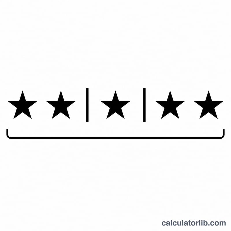 Stars and bars diagram showing r stars distributed among n bins using n minus 1 bars