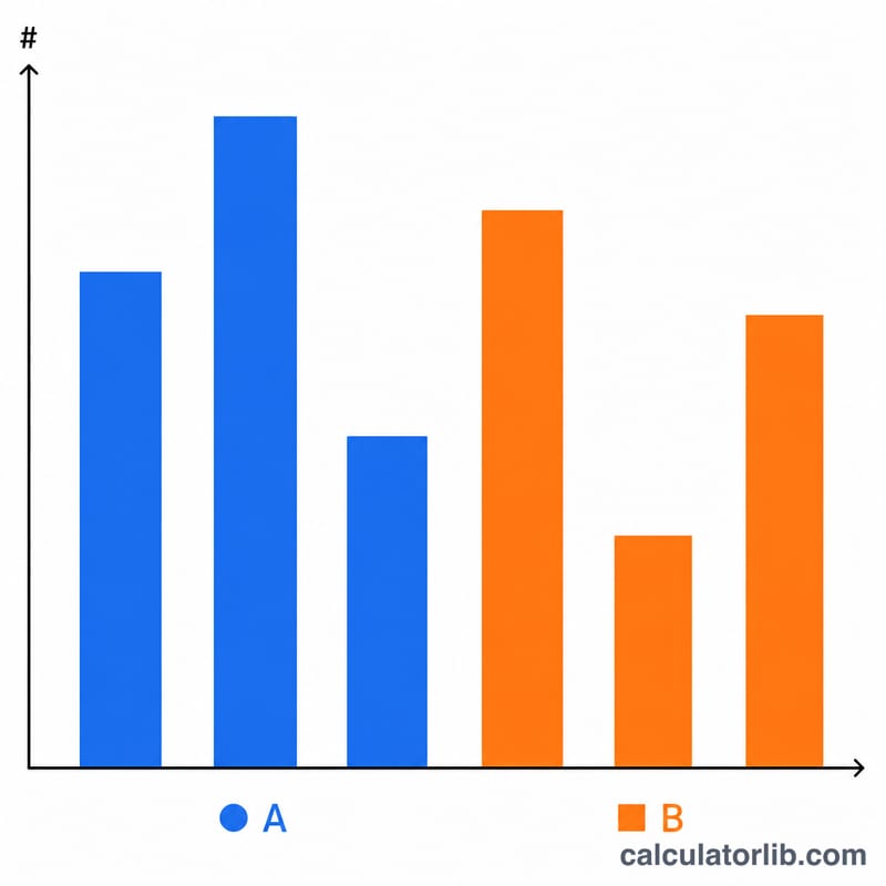 Bar chart of probability for each possible final series score