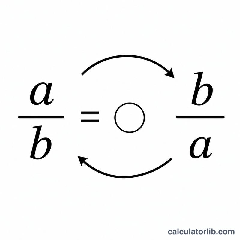 Unit rate formula as a fraction with inverse rate