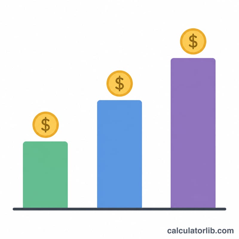 Bar chart comparing different eCPM revenue levels