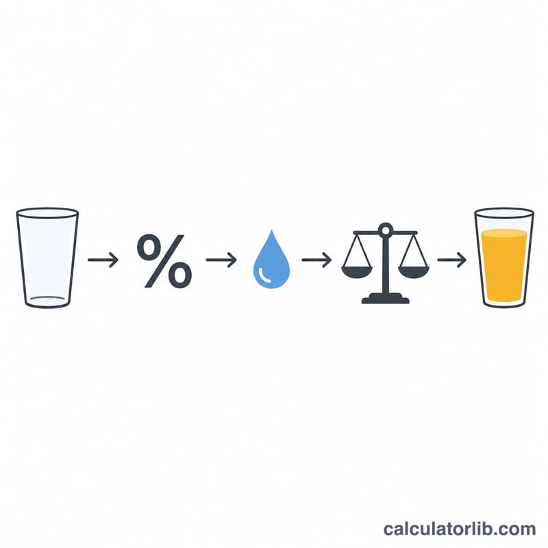 Diagram breaking down the standard drink formula into volume, ABV percentage, alcohol density, and 14 gram divisor