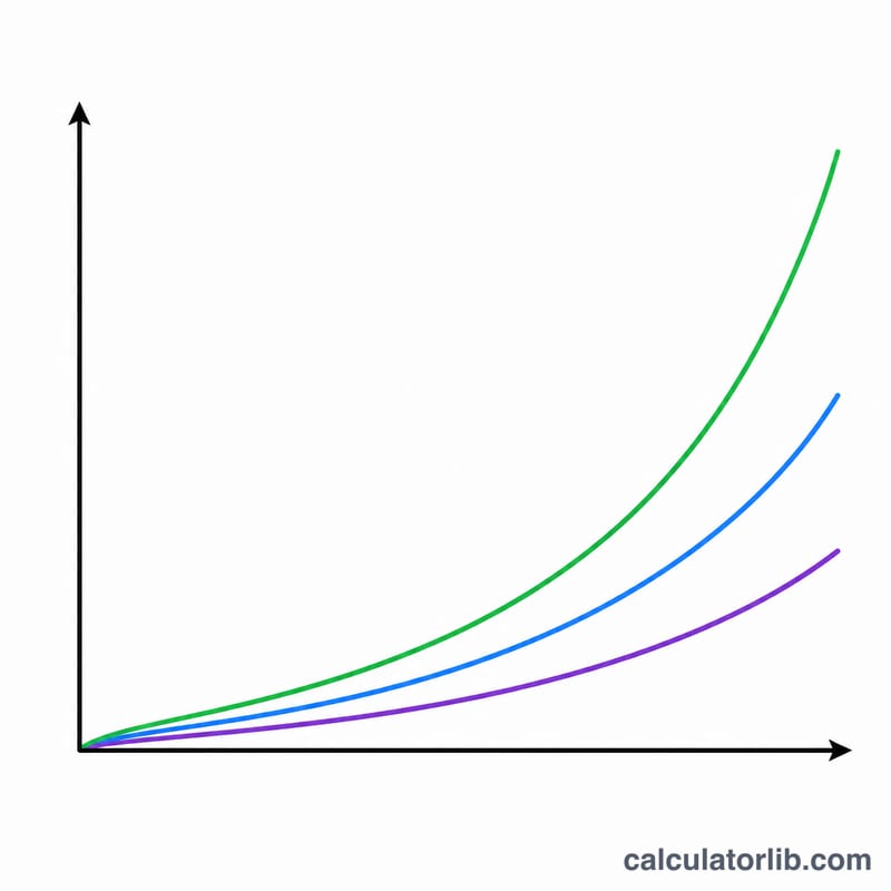 Effect of different compounding frequencies on growth