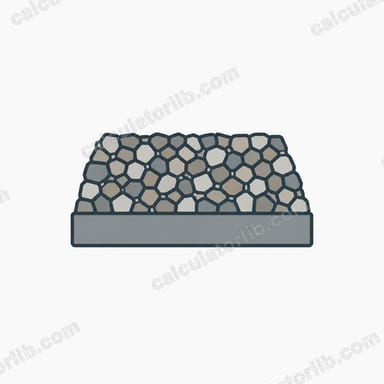 Rectangle Gravel/Mulch Volume Calculator