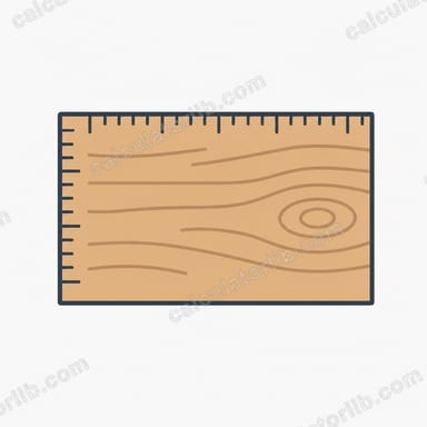 Rectangular Lumber Board Feet Calculator