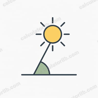 Annual Solar Elevation & Azimuth Calculator