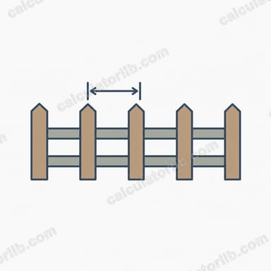 Fence Post Spacing Calculator
