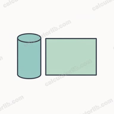 Curved Surface Area of a Cylinder Calculator
