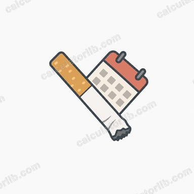 حاسبة سنوات علبة التدخين (Pack-Years)