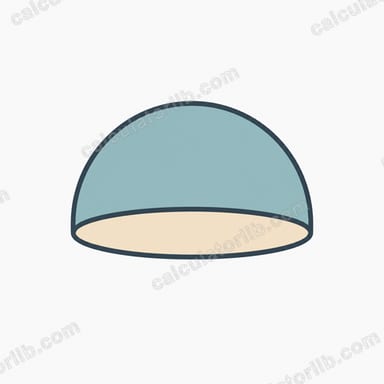 Hemisphere Surface Area Calculator