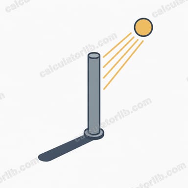 Shadow Length & Sun Angle Calculator