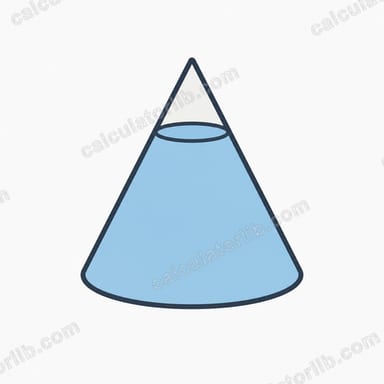 Volume of a Cone Calculator