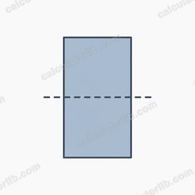 Rectangle Area Moment of Inertia Calculator