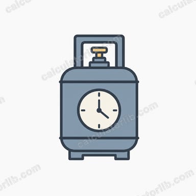 Máy tính thời gian sử dụng bình gas propane