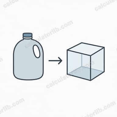 Gallons to Cubic Feet Calculator