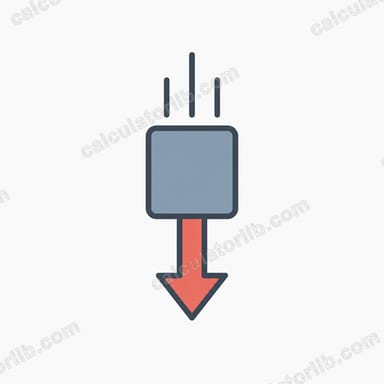 Impact Velocity from Drop Height Calculator