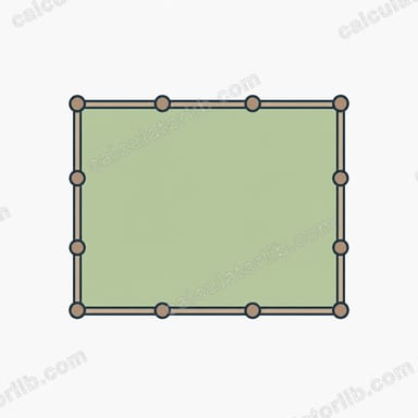 Fence Posts for a Rectangular Yard Calculator