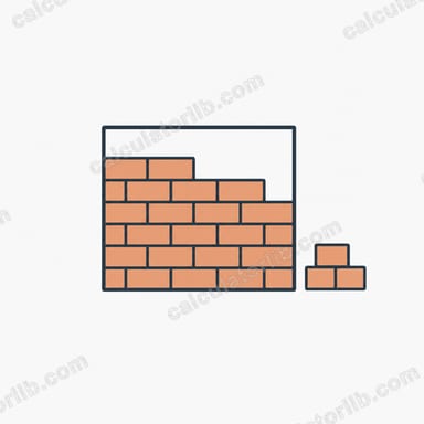 Bricks Needed for a Rectangular Wall Calculator