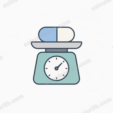 Weight-Based Drug Dosage Calculator