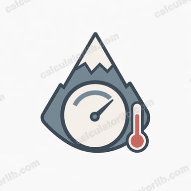 Destination Temperature and Air Pressure Estimator (from elevation change)