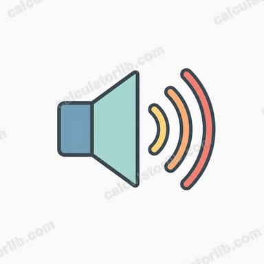 Sound Intensity Level Calculator