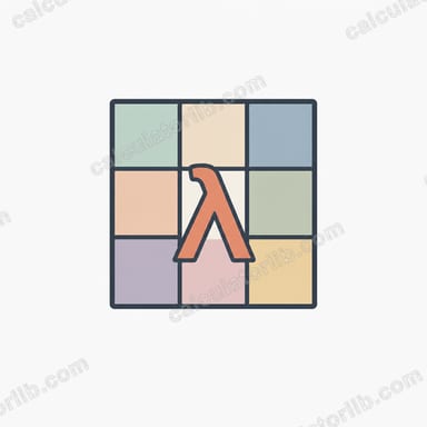 3×3 Matrix Eigenvalue Calculator