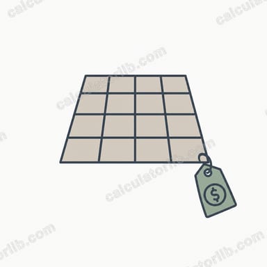 Rectangle Square Footage Cost Calculator